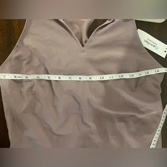 Calvin Klein Performance Mauve Tennis Pickleball Dress NWT SPF Wicking Active - Picture 9 of 10